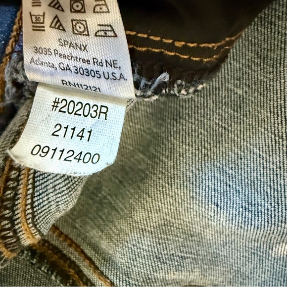 Spanx Ankle Skinny Jeans Size Medium Blue - Picture 4 of 7